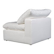 Scandinavian condo slipper chair livesmart fabric cream by Moe's Home Collection additional picture 7