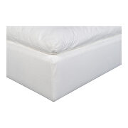 Scandinavian condo ottoman livesmart fabric cream by Moe's Home Collection additional picture 3