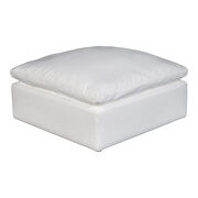 Scandinavian condo ottoman livesmart fabric cream by Moe's Home Collection additional picture 5