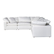 Scandinavian condo classic l modular sectional livesmart fabric cream by Moe's Home Collection additional picture 3