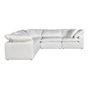 Scandinavian condo classic l modular sectional livesmart fabric cream by Moe's Home Collection additional picture 5