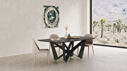 Contemporary fabric dining chair light gray-m2 by Moe's Home Collection additional picture 4