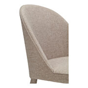 Contemporary fabric dining chair light gray-m2 by Moe's Home Collection additional picture 6