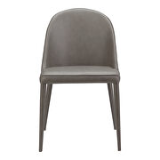 Contemporary pu dining chair gray -m2 additional photo 2 of 4