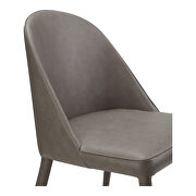 Contemporary pu dining chair gray -m2 additional photo 5 of 4