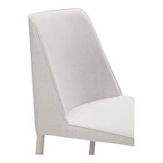 Modern fabric dining chair white-m2 by Moe's Home Collection additional picture 6