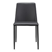 Modern pu dining chair black-m2 by Moe's Home Collection additional picture 2
