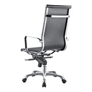 Contemporary swivel office chair high back black by Moe's Home Collection additional picture 5