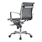 Contemporary swivel office chair low back black by Moe's Home Collection additional picture 4