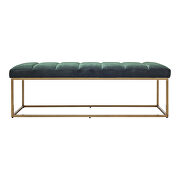 Retro bench dark green by Moe's Home Collection additional picture 4