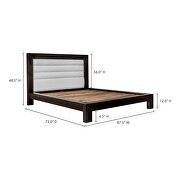 Contemporary queen bed by Moe's Home Collection additional picture 2
