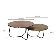 Industrial section tables set of 2 by Moe's Home Collection additional picture 2