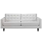 Bonded leather sofa in white additional photo 4 of 4