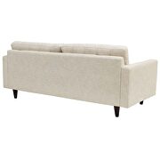 Quality beige fabric upholstered sofa additional photo 2 of 4