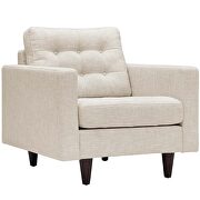Quality beige fabric upholstered armchair by Modway additional picture 4