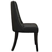 Dining vinyl side chair in black by Modway additional picture 4