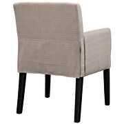 Upholstered fabric armchair in beige by Modway additional picture 5