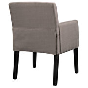 Upholstered fabric armchair in gray by Modway additional picture 5