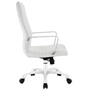 Highback office chair in white by Modway additional picture 3