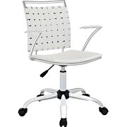 Office chair in white by Modway additional picture 2