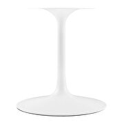 Oval wood top dining table in white by Modway additional picture 6