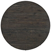 Round wood top dining table in black by Modway additional picture 2
