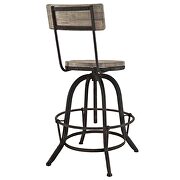 Wood bar stool in brown by Modway additional picture 3