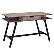 Black / birch small office desk by Modway additional picture 5