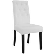 Dining vinyl side chair in white by Modway additional picture 4