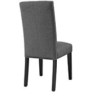 Dining fabric side chair in gray by Modway additional picture 2