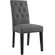 Dining fabric side chair in gray by Modway additional picture 4