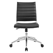 Armless mid back office chair in black by Modway additional picture 6