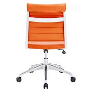 Armless mid back office chair in orange by Modway additional picture 8