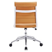 Armless mid back office chair in tan by Modway additional picture 5