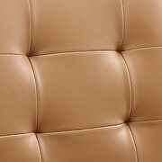 Armless mid back office chair in tan by Modway additional picture 4