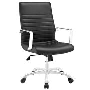 Mid back office chair in black by Modway additional picture 2