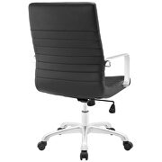 Mid back office chair in black by Modway additional picture 4