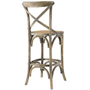Bar stool in gray by Modway additional picture 2