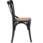 Dining side chair in black additional photo 3 of 3