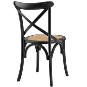 Dining side chair in black additional photo 4 of 3
