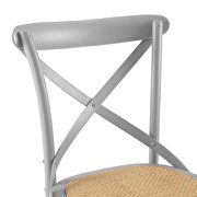 Dining side chair in light gray additional photo 4 of 7
