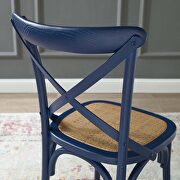Dining side chair in midnight blue additional photo 2 of 7