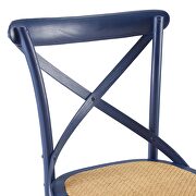 Dining side chair in midnight blue additional photo 4 of 7
