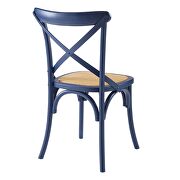 Dining side chair in midnight blue by Modway additional picture 5