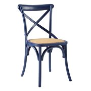Dining side chair in midnight blue by Modway additional picture 8