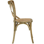Dining side chair in natural by Modway additional picture 3