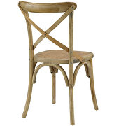 Dining side chair in natural by Modway additional picture 4