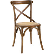 Dining side chair in walnut by Modway additional picture 2