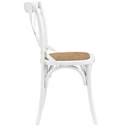 Dining side chair in white additional photo 4 of 4