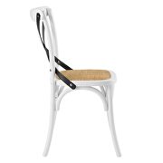 Dining side chair in white black by Modway additional picture 6